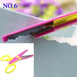 image-1 Pcs 6 Styles Selection Lace DIY Scissors Scrapbook Paper Photo Tools Diary Decoration Safety Scissors