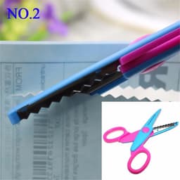 image-1 Pcs 6 Styles Selection Lace DIY Scissors Scrapbook Paper Photo Tools Diary Decoration Safety Scissors
