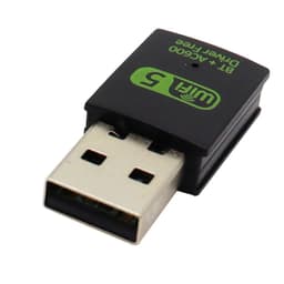 image-600Mbps USB WiFi Bluetooth Adapter Dual Band 2.4/5.8Ghz Wireless External Receiver Mini WiFi Dongle RTL8821CU for PC/Laptop