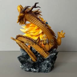 image-Q Version Dragon Ball Z Figure Ssj3 Goku Action Figures Dragon Fist Explosion 14CM PVC GK Statue Collectible Model Toys