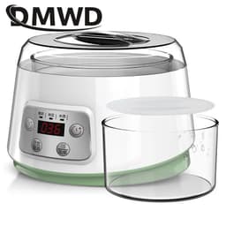 image-DMWD Mini Electric Yogurt Maker Automatic Leben Enzyme Fermenter Yoghurt Ceramic Container Cups Natto Rice Wine Ferment Machine