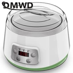 image-DMWD Mini Electric Yogurt Maker Automatic Leben Enzyme Fermenter Yoghurt Ceramic Container Cups Natto Rice Wine Ferment Machine