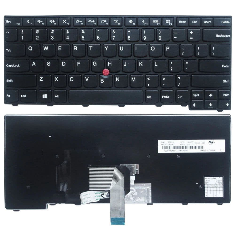 image-New English Keyboard for lenovo ThinkPad L440 L450 L460 L470 T431S T440 T440P T440S T450 T450S e440 e431S T460 No backlight
