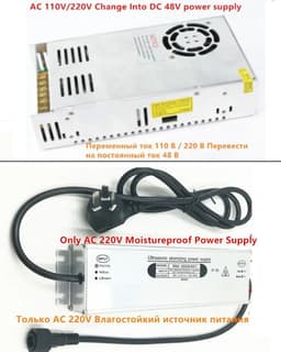 image-DC 48V New Ultrasonic Atomizer Industrial 10 Head Humidifier Fog Machine 5Kg/H Ultrasonic Mist Maker Fogger For Mushroom