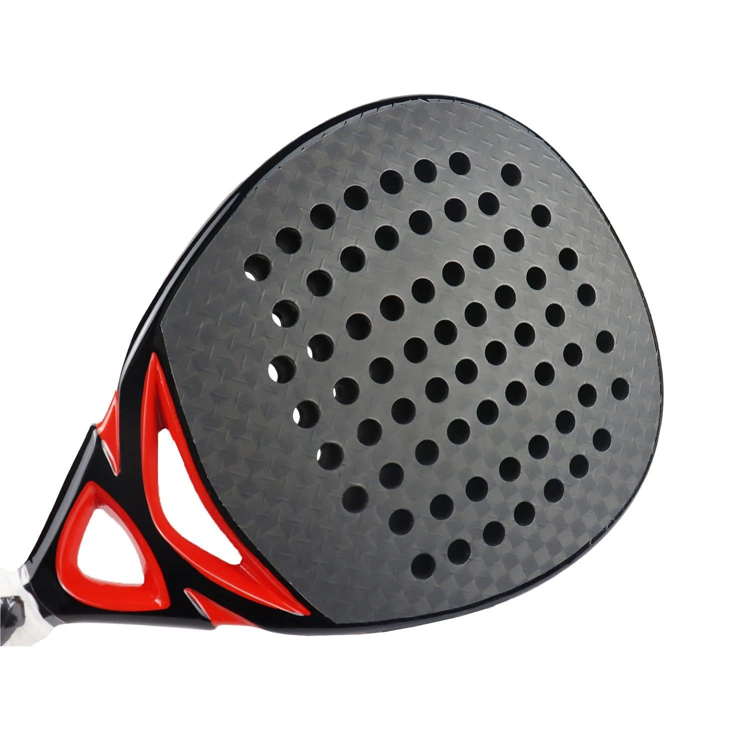 image-Paddle Racket Professional 12K Carbon Fiber Rough Surface with EVA Soft Memory Foam Core Raqueta Padel Racket
