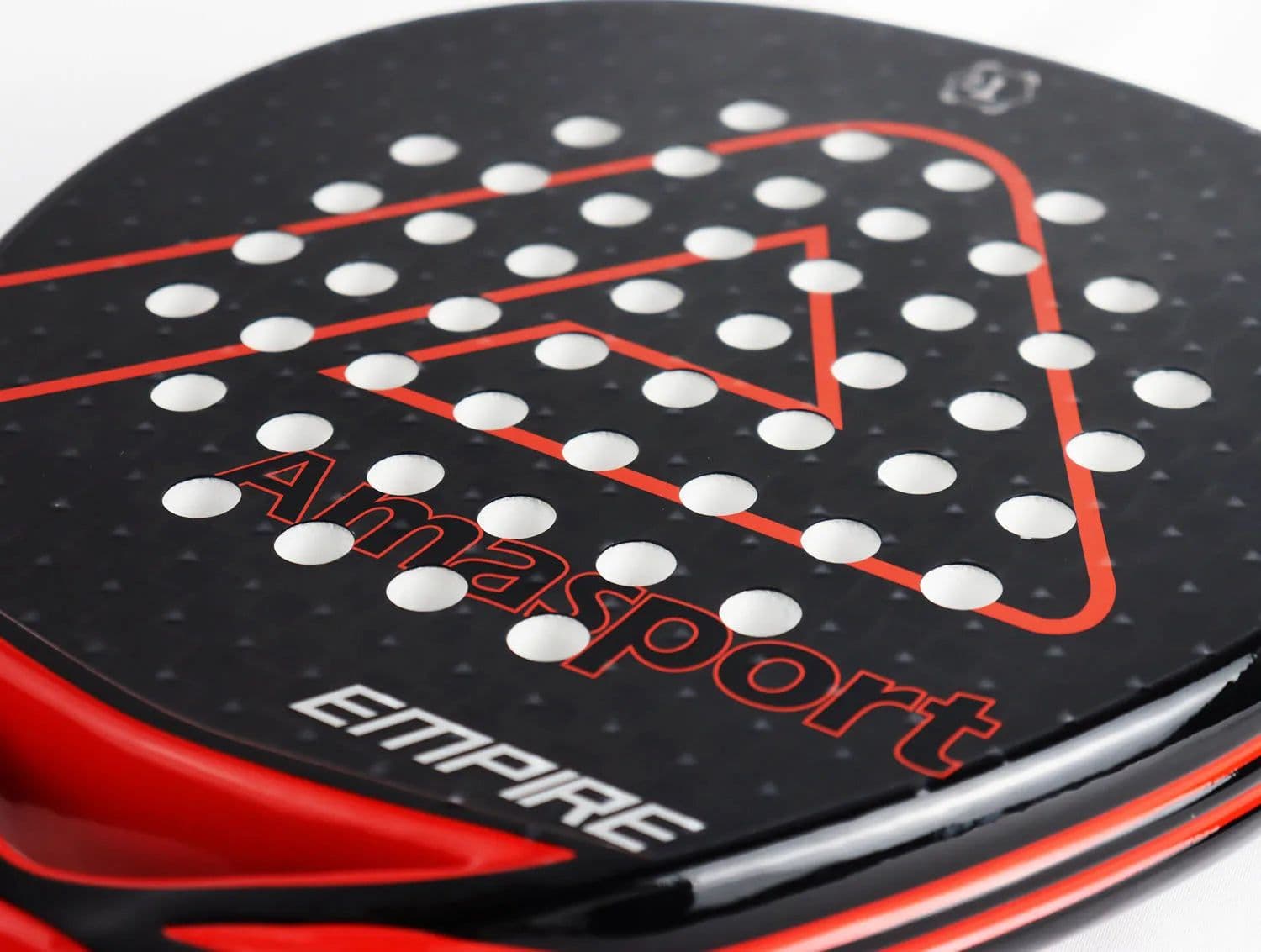 image-AMASPORT 38mm Padel Tennis Racket D Rough Surface EVA Soft 3K/12K/18K/Kevlar Carbon High Balance Paddle Racket for Advanced
