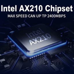 image-5374Mbps Bluetooth 5.3 WIFI 6E PCIE Adapter Intel AX210 Tri Band Wireless WifI 6 Network Card Windows 11 Window10 For PC