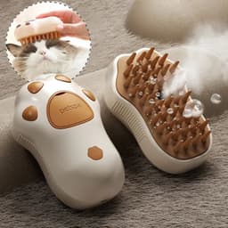 image-3 in 1 Electric Spray Cat Hair Brush Pet Brush Dog Hair Beauty Comb Pet Steam Brush Steam Cat Dog Hair Brush Special Comb