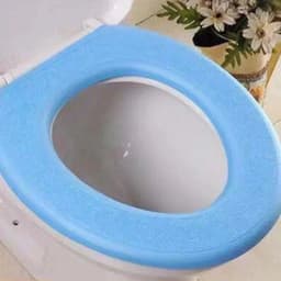 image-Waterpoof Soft Toilet Seat Cover Bathroom Washable Closestool Mat Pad Cushion O-shape Toilet seat Bidet Toilet Cover Accessories