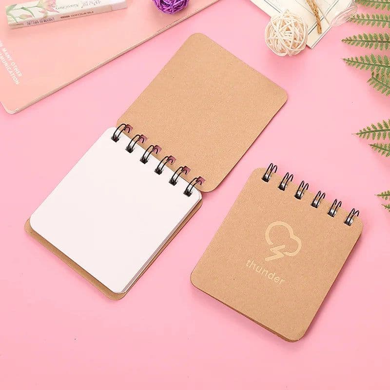 image-1pcs Weather Notepad Mini Coil Pocket Book Portable 70sheets Daily Memo Planner Stationery Office Notebook School Supplies A6182