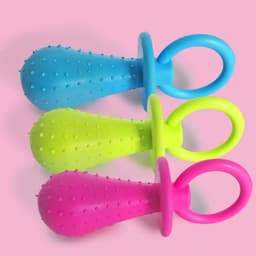 image-1Pc TPR Nipple Dog Toys Small Puppy Cat Bite Best Pet Dogs Supplies For Pet Chew Teething Train Cleaning Poodles