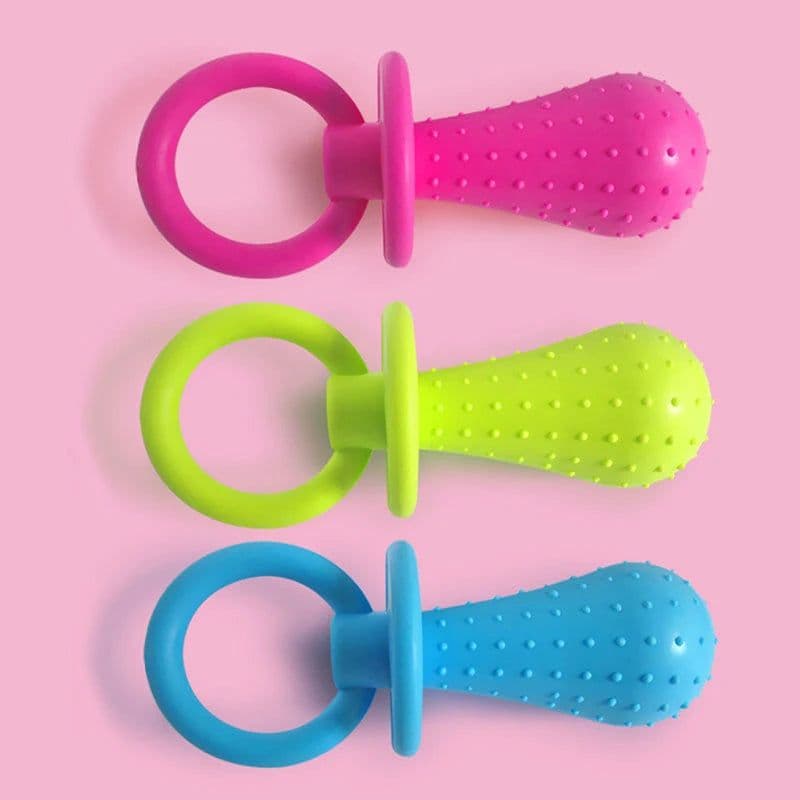 image-1Pc TPR Nipple Dog Toys Small Puppy Cat Bite Best Pet Dogs Supplies For Pet Chew Teething Train Cleaning Poodles