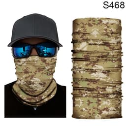 image-Camouflage Cycling Face Mask Tactical Military Scarf Neck Gaiter Men Seamless Bandana Women Headband Balaclava Tube Face Shield