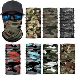 image-Camouflage Cycling Face Mask Tactical Military Scarf Neck Gaiter Men Seamless Bandana Women Headband Balaclava Tube Face Shield