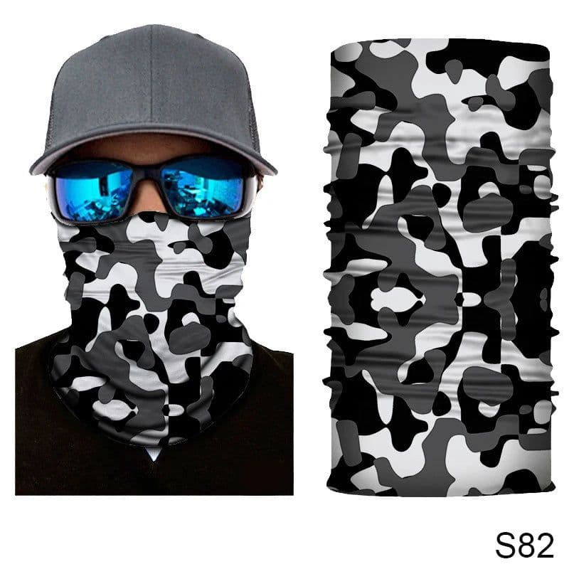 image-Camouflage Cycling Face Mask Tactical Military Scarf Neck Gaiter Men Seamless Bandana Women Headband Balaclava Tube Face Shield