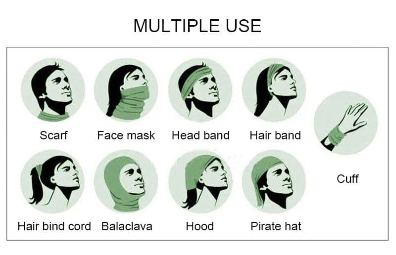 image-Camouflage Cycling Face Mask Tactical Military Scarf Neck Gaiter Men Seamless Bandana Women Headband Balaclava Tube Face Shield