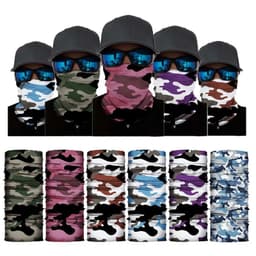 image-Camouflage Cycling Face Mask Tactical Military Scarf Neck Gaiter Men Seamless Bandana Women Headband Balaclava Tube Face Shield