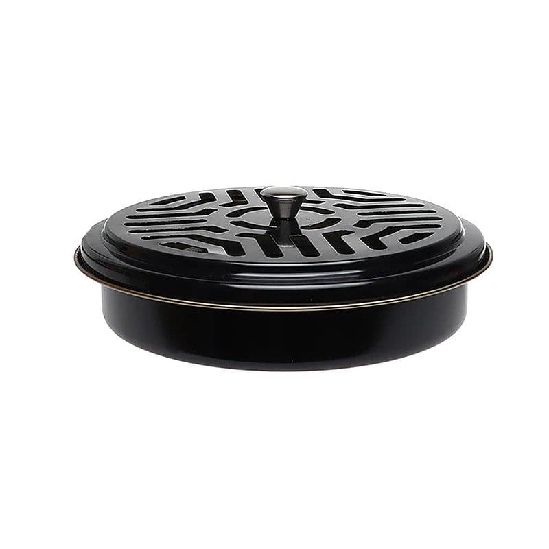 image-1PCS Mosquitoes Coil Holder Tray Frame Stainless Steel Round Rack Plate For Spirals Incense Insect Repellent Accessories