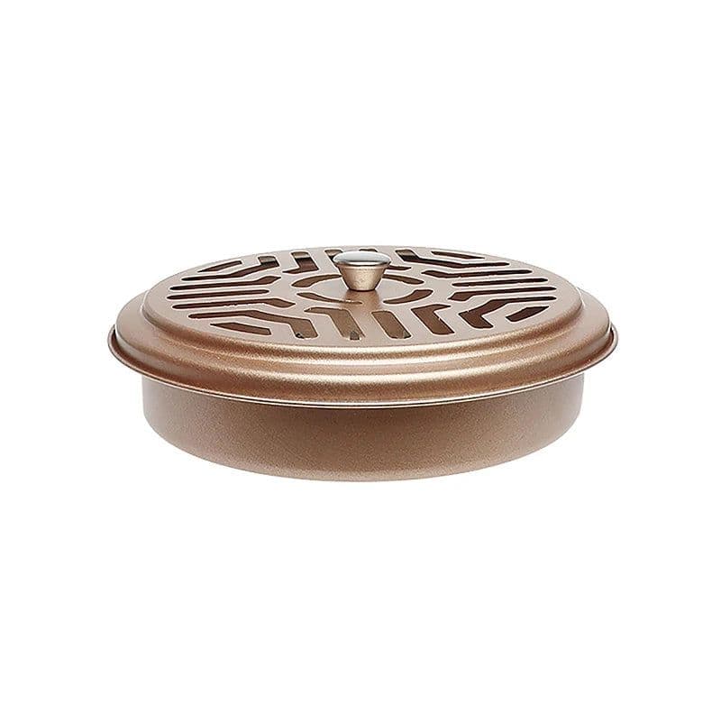 image-1PCS Mosquitoes Coil Holder Tray Frame Stainless Steel Round Rack Plate For Spirals Incense Insect Repellent Accessories