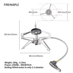 image-Fire Maple Polaris Pressure Regulator Camping Stove Lightweight Outdoor Gas Burner Gear For Trekking Hiking Backpacking Camp Use