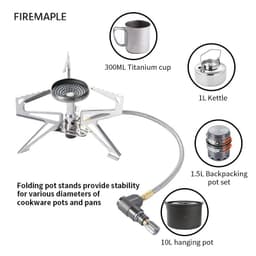 image-Fire Maple Polaris Pressure Regulator Camping Stove Lightweight Outdoor Gas Burner Gear For Trekking Hiking Backpacking Camp Use