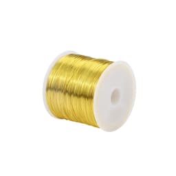 image-100M/Roll Gold Silver Color Copper Wire for Bracelet Necklace DIY Colorfast Beading Wire Jewelry Cord String Handcraft Making