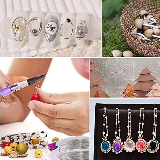 image-100M/Roll Gold Silver Color Copper Wire for Bracelet Necklace DIY Colorfast Beading Wire Jewelry Cord String Handcraft Making