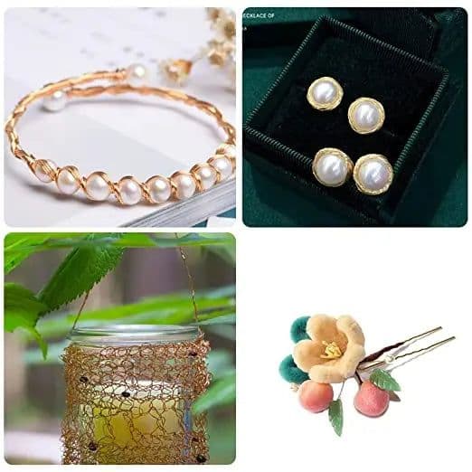 image-100M/Roll Gold Silver Color Copper Wire for Bracelet Necklace DIY Colorfast Beading Wire Jewelry Cord String Handcraft Making