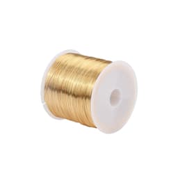 image-100M/Roll Gold Silver Color Copper Wire for Bracelet Necklace DIY Colorfast Beading Wire Jewelry Cord String Handcraft Making