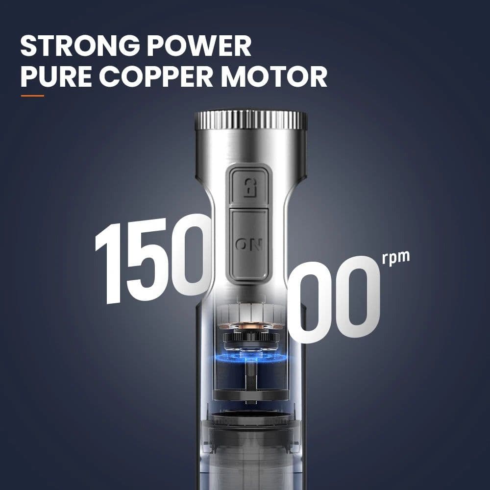image-MIUI Hand Immersion Blender 1000W Powerful 4-in-1,Stainless Steel Stick Food Mixer,700ml Mixing Beaker,500ml Processor,Whisk