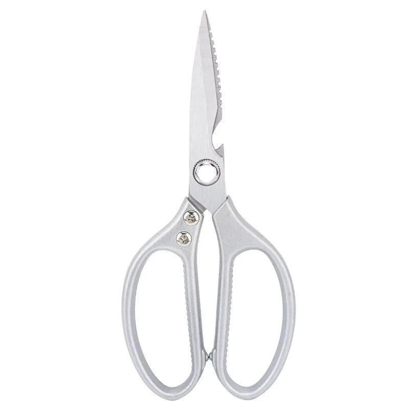 image-Kitchen Scissors Multifunctional Stainless Steel Food Scissors Chicken Bone Meat Fishing Crab Greens Cutting Trimming Scissors