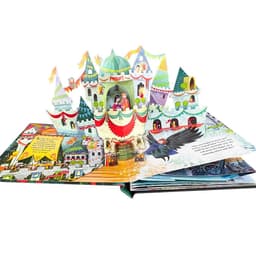 image-Usborne Pop Up Fairy Tales Sleeping Beauty 3D Flip Flap Picture Books English Cardboard Book for Kids Education Learing Toy