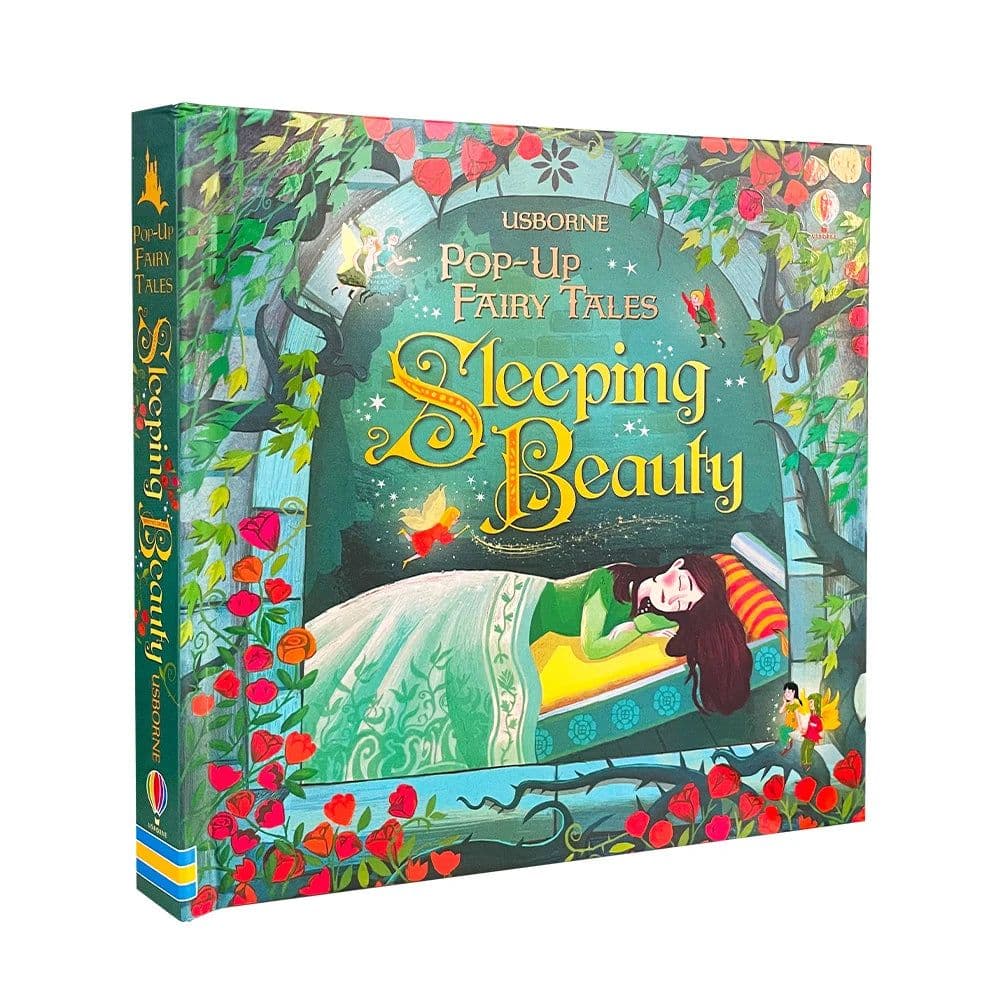 image-Usborne Pop Up Fairy Tales Sleeping Beauty 3D Flip Flap Picture Books English Cardboard Book for Kids Education Learing Toy