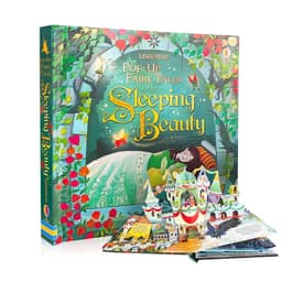 image-Usborne Pop Up Fairy Tales Sleeping Beauty 3D Flip Flap Picture Books English Cardboard Book for Kids Education Learing Toy