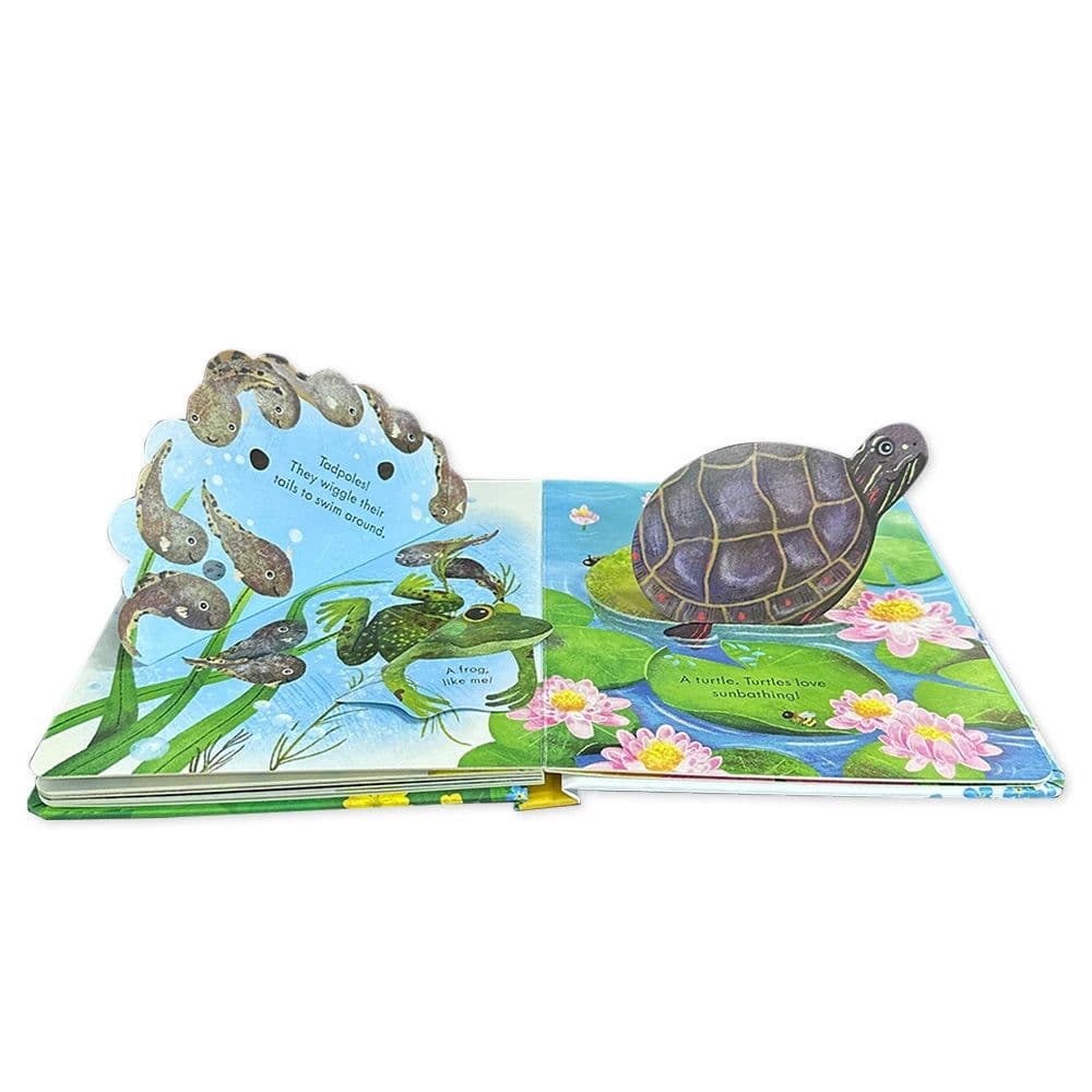 image-Springtime Montessori Kids Usborne Peep Inside English Picture Flip Book Children Early Education Activity Book Bedtime Reading