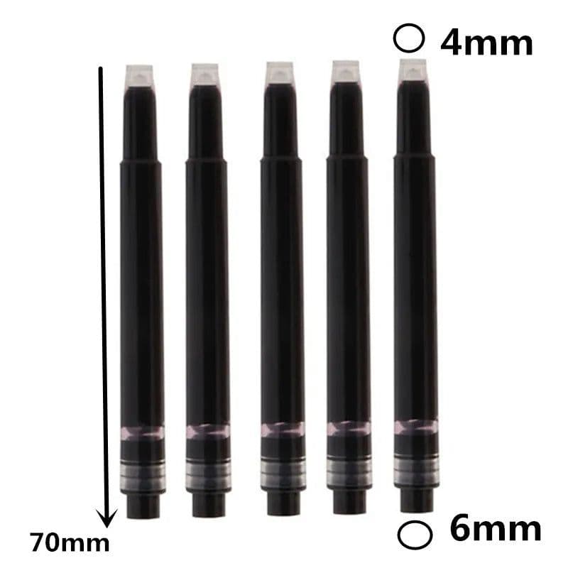 image-Baoer 388 Classic Stainless steel Business Medium Nib Fountain Pen new Silver Golden Trim