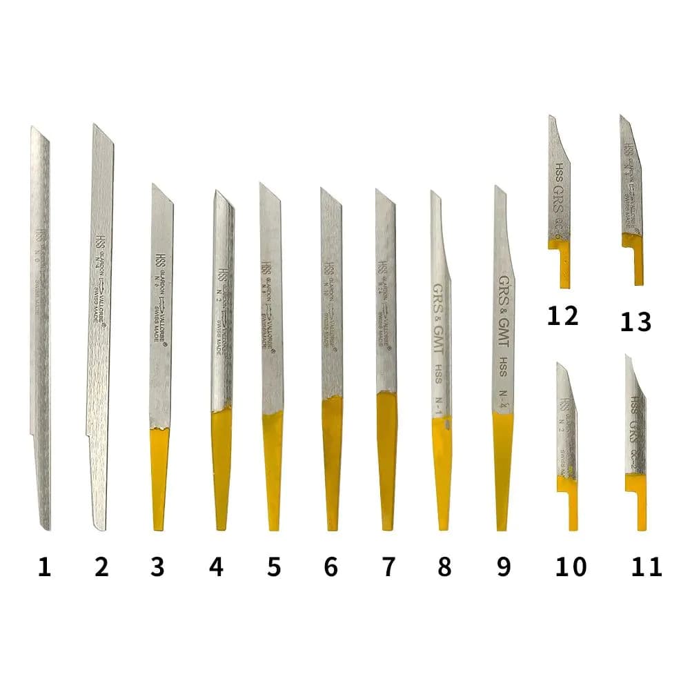 image-Professional Engraving Knife Jewelry Engraver Tools for Pneumatic Impact Cutting Making