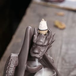 image-1pc, Dragon Incense Burner, Waterfall Backflow Incense Holder, Aromatherapy Ornament Home Decor Creative Gifts Without Incense