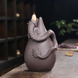 image-1pc, Dragon Incense Burner, Waterfall Backflow Incense Holder, Aromatherapy Ornament Home Decor Creative Gifts Without Incense