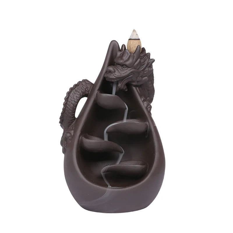 image-1pc, Dragon Incense Burner, Waterfall Backflow Incense Holder, Aromatherapy Ornament Home Decor Creative Gifts Without Incense