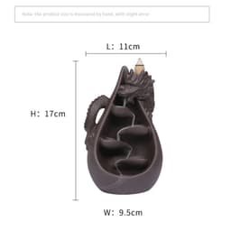 image-1pc, Dragon Incense Burner, Waterfall Backflow Incense Holder, Aromatherapy Ornament Home Decor Creative Gifts Without Incense
