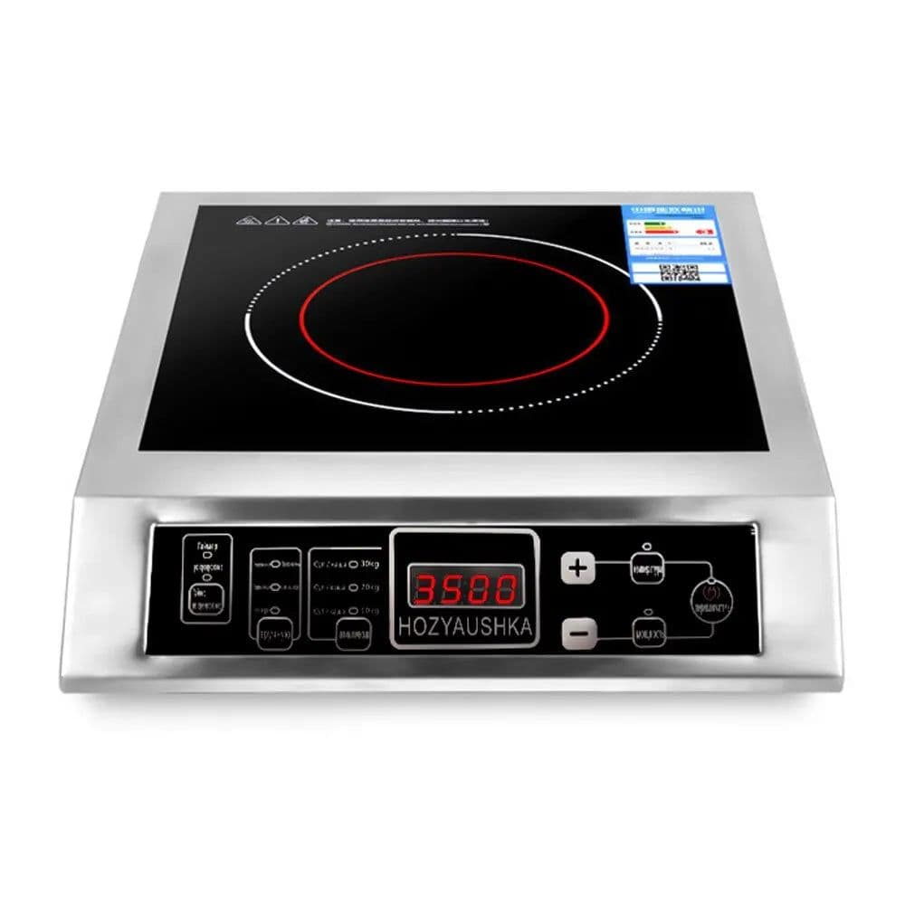 image-High-power induction cooker 3500W commercial stainless steel induction cooker household stir fry battery
