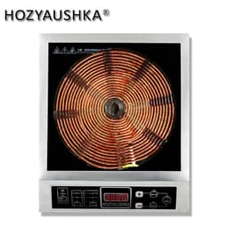 image-High-power induction cooker 3500W commercial stainless steel induction cooker household stir fry battery