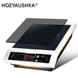 image-High-power induction cooker 3500W commercial stainless steel induction cooker household stir fry battery