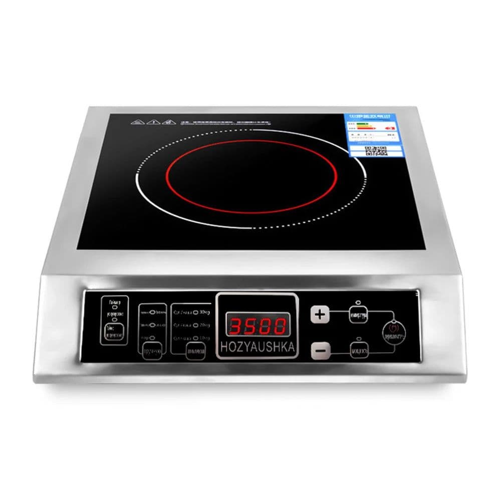 image-High-power induction cooker 3500W commercial stainless steel induction cooker household stir fry battery