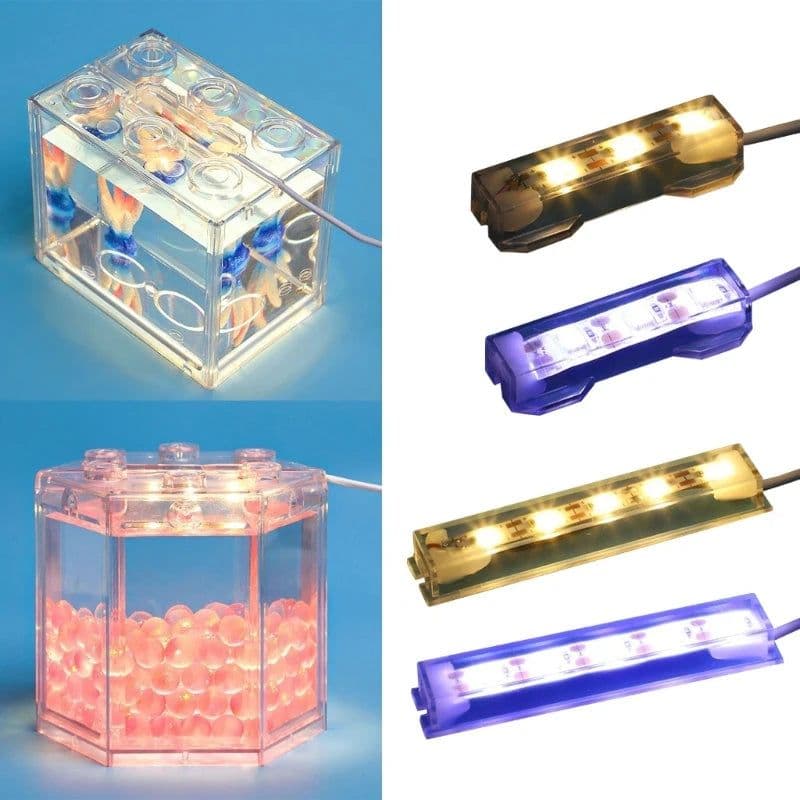image-USB LED Strips Light Waterproof USB Light Strips for Betta Fish BrightenUp Your Habitat Quick Fixing