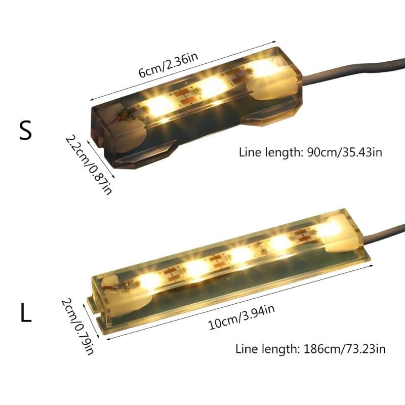 image-USB LED Strips Light Waterproof USB Light Strips for Betta Fish BrightenUp Your Habitat Quick Fixing