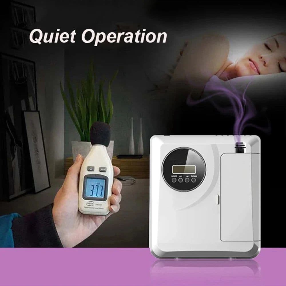 image-Essential Oil Diffuser Hotel Air Freshener Home Fragrance Smart Timer Auto Flavoring Room Aromatizer Electric Aromatic Oasis