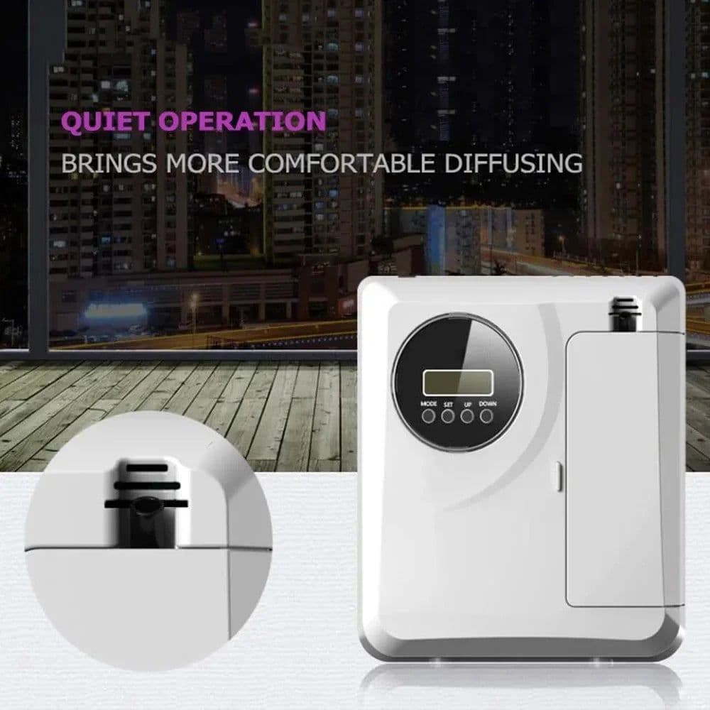 image-Essential Oil Diffuser Hotel Air Freshener Home Fragrance Smart Timer Auto Flavoring Room Aromatizer Electric Aromatic Oasis