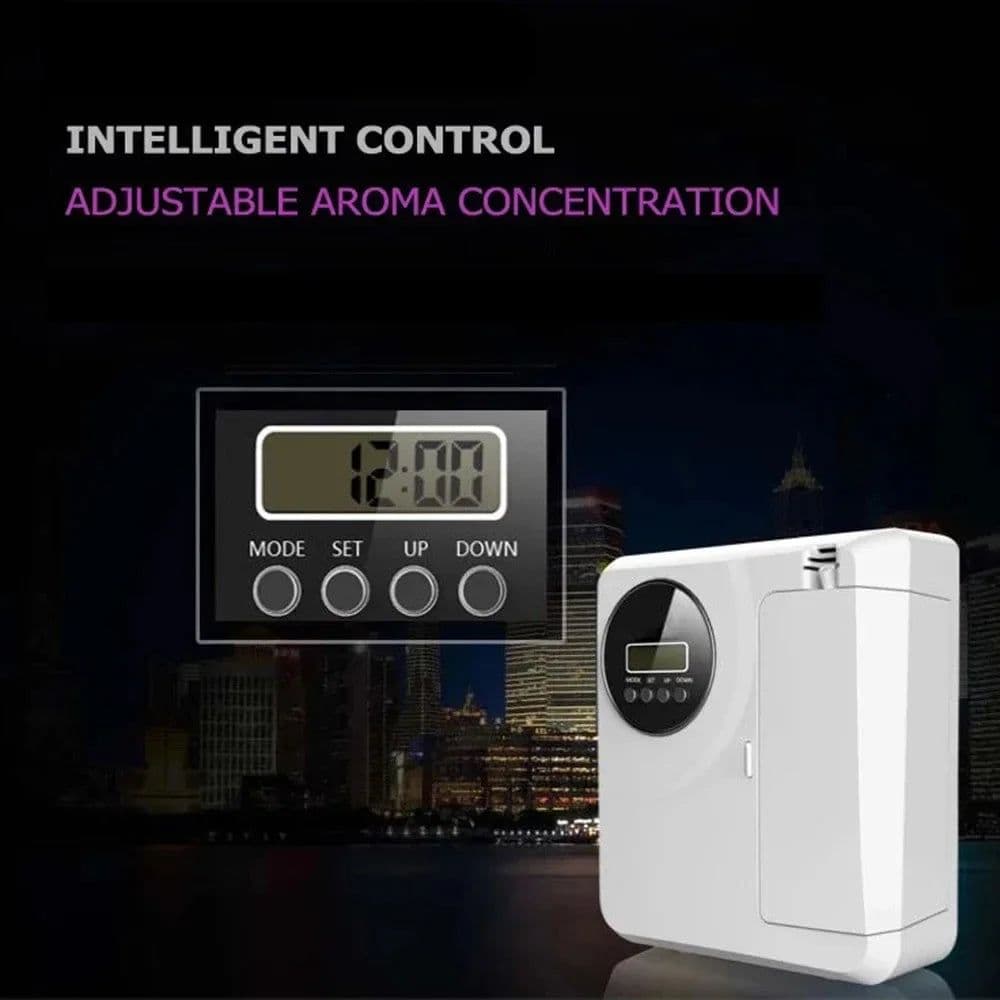 image-Essential Oil Diffuser Hotel Air Freshener Home Fragrance Smart Timer Auto Flavoring Room Aromatizer Electric Aromatic Oasis